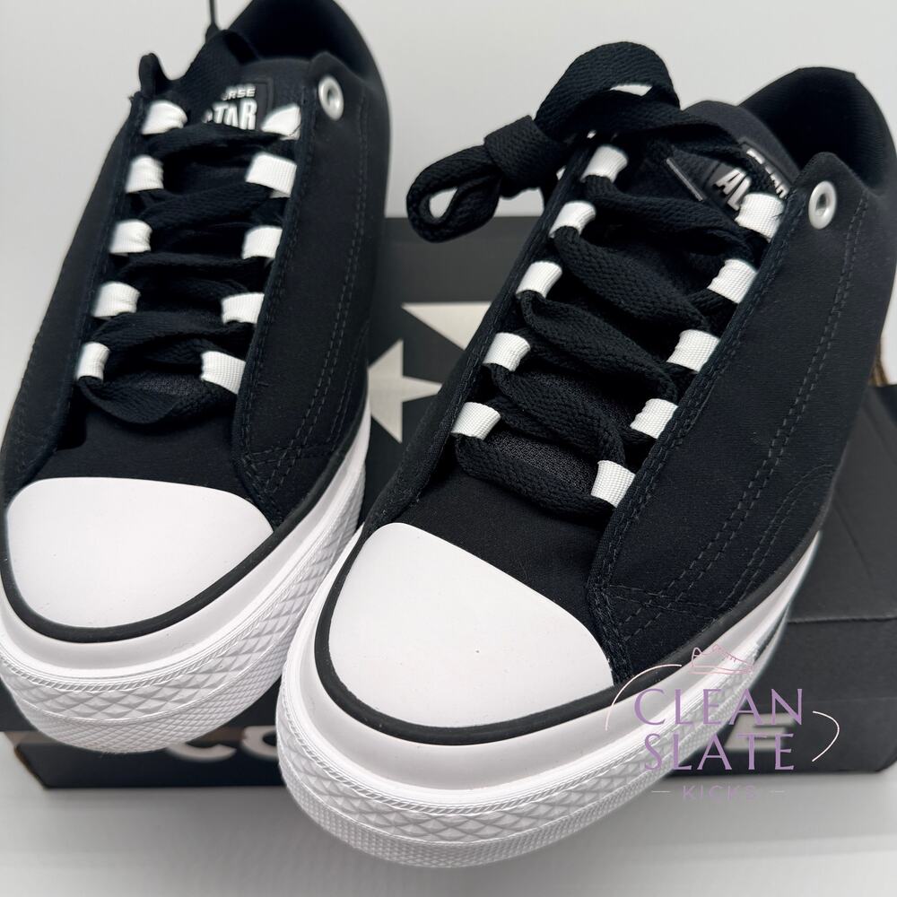 Converse Puff Taylor OX Black White Men's 10 Women's 11.5 NIB